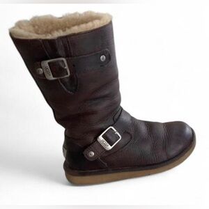 UGG Australia Kensington Toast Biker Boots